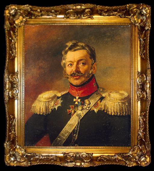 framed  George Dawe Portrait of Paul Carl Ernst Wilhelm Philipp Graf von der Pahlen, ta009-2
